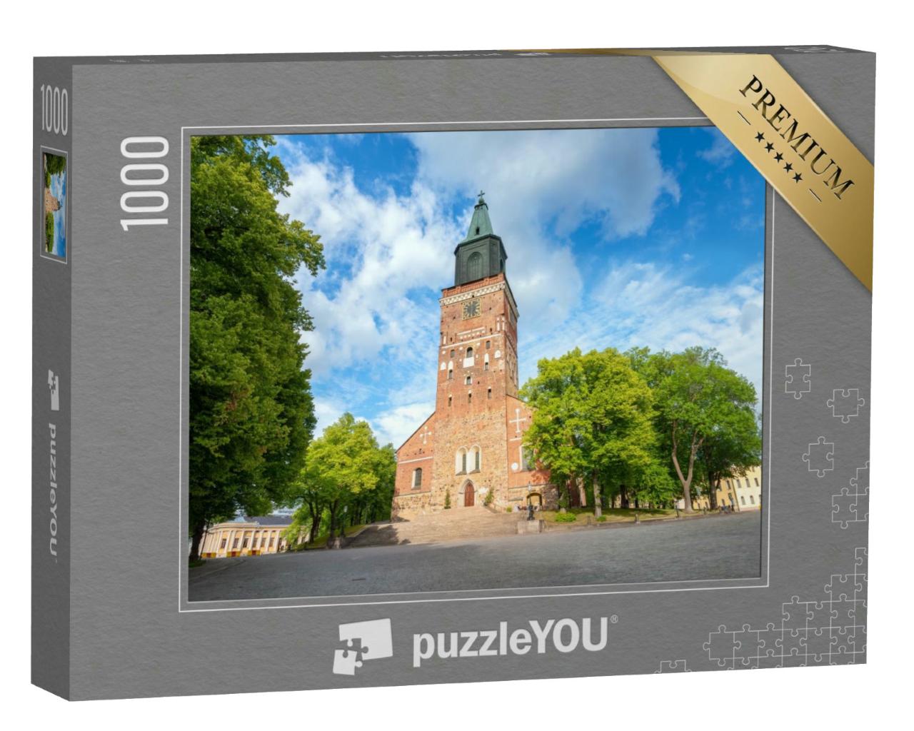 Puzzle 1000 Teile „Der Dom von Turku in Finnland“