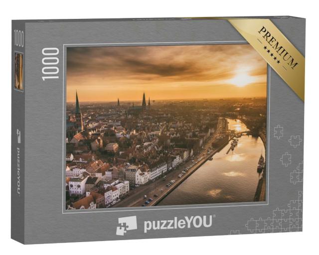 Puzzle 1000 Teile „Stadt Lübeck“