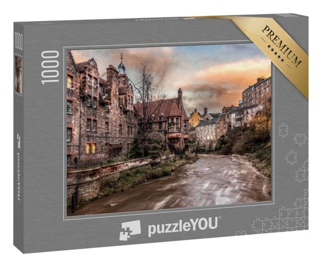 Puzzle 1000 Teile „Dean Dorf in Edinburgh, Schottland“