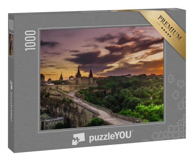 Puzzle 1000 Teile „Festung Kamyanets-Podilskiy, Ukraine.“