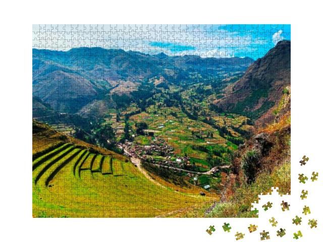 Puzzle 1000 Teile „Heiliges Tal der Inka in Peru“