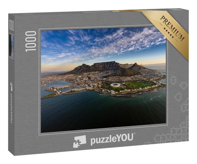 Puzzle 1000 Teile „Sonnenuntergang am Tafelberg“