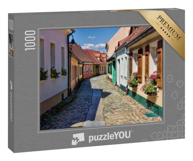 Puzzle 1000 Teile „Hoyerswerda: sehenswerte Altstadt, Deutschland“