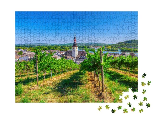 Puzzle 1000 Teile „Rüdesheim am Rhein, Deutschland“