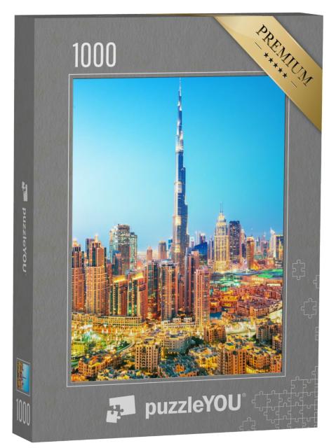 Puzzle 1000 Teile „Skyline von Dubai mit dem Burj Khalifa“