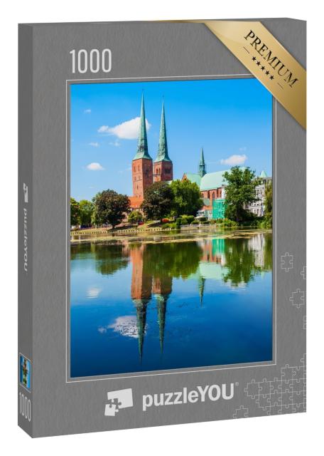 Puzzle 1000 Teile „Der Lübecker Dom aus Backstein“