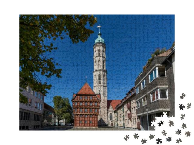 Puzzle 1000 Teile „Historisches und modernes Braunschweig, Deutschland“