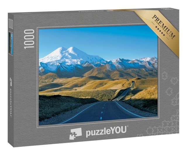 Puzzle 1000 Teile „Elbrus Region. Russland, Elbrus, der höchste Gipfel in Europa.“
