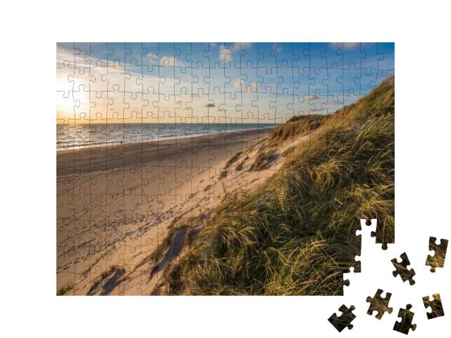 Puzzle 200 Teile „Nordseestrand, Küste Jütlands, Dänemark“