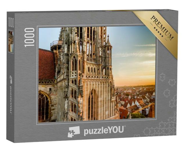 Puzzle 1000 Teile „Ulmer Münster, Deutschland, höchster Kirchturm der Welt“