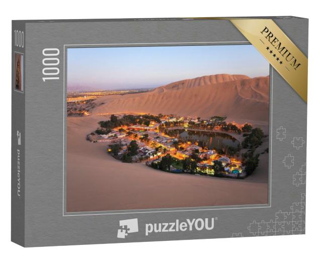 Puzzle 1000 Teile „Atacamawüste, Oase von Huacachina, Peru“