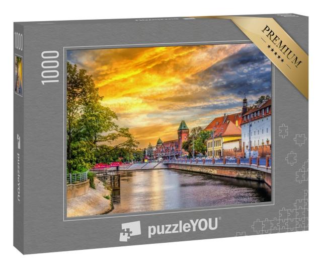 Puzzle 1000 Teile „Stadt Breslau in einem sonnigen Sommer, Polen“