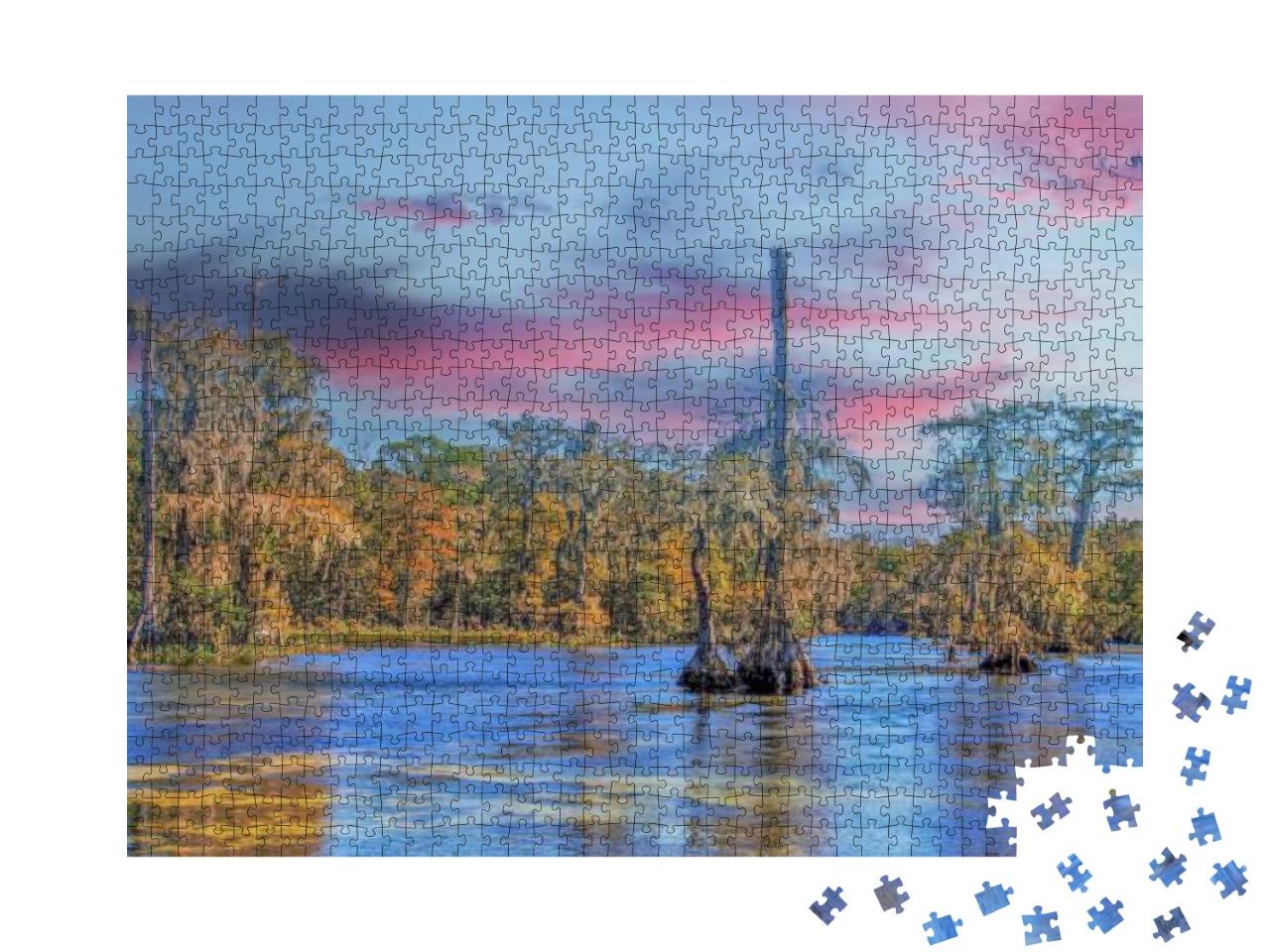 Puzzle 1000 Teile „Wakulla Springs, Everglades, Florida“