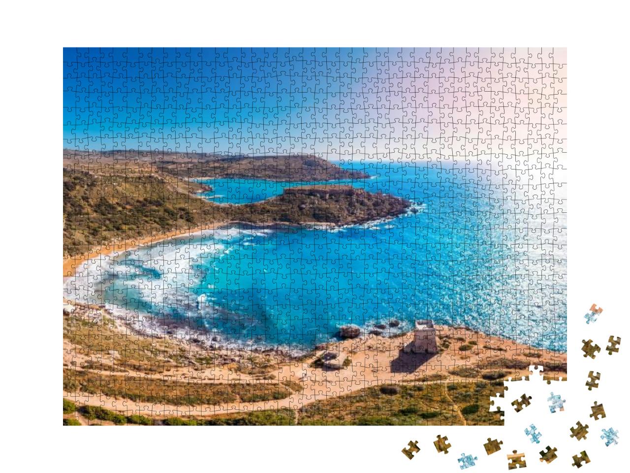 Puzzle 1000 Teile „Golden Bay auf Malta“