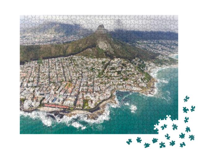 Puzzle 1000 Teile „Kapstadt, Südafrika, aus der Vogelperspekive“