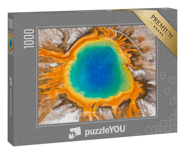 Puzzle 1000 Teile „Grand Prismatic Spring, Yellowstone National Park, Wyoming, USA“