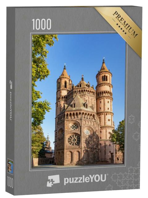 Puzzle 1000 Teile „Historischer Dom zu Worms, Deutschland“