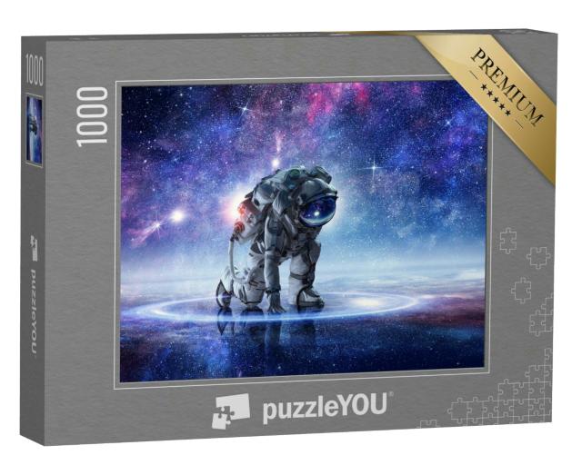 Puzzle 1000 Teile „Astronaut beginnt zu laufen“