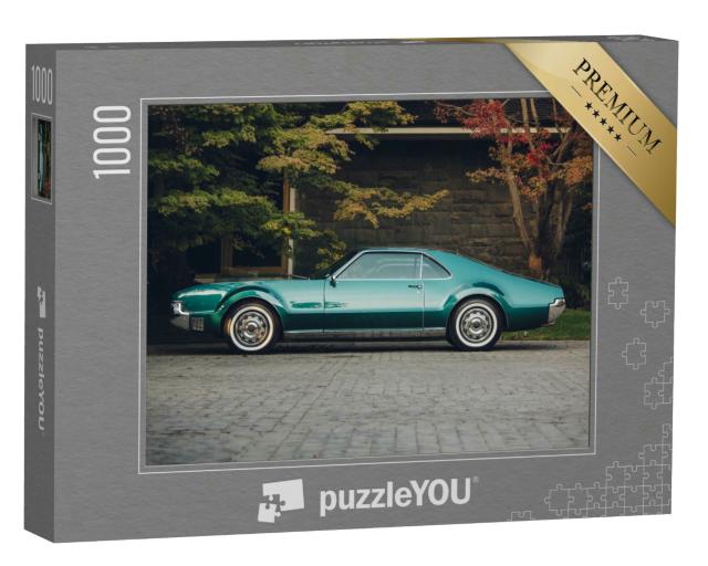 Puzzle 1000 Teile „Klassisches amerikanisches Auto parkt“
