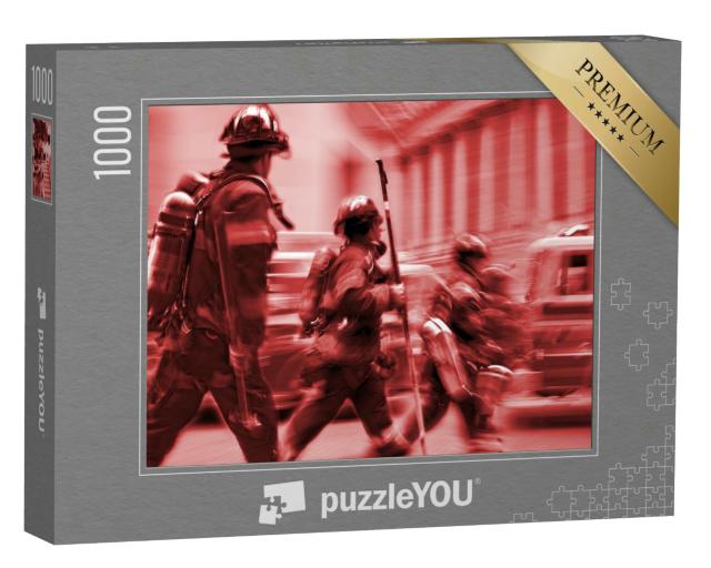 Puzzle 1000 Teile „Feuerwehrmänner“