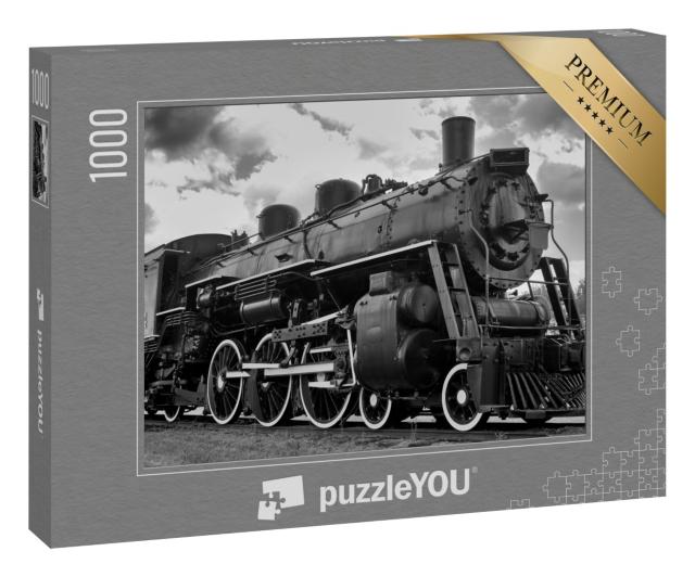 Puzzle 1000 Teile „Alte Dampflokomotive“