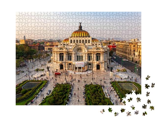 Puzzle 1000 Teile „Palacio De Bellas Artes, Mexiko-City“