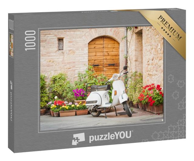 Puzzle 1000 Teile „Eine Vespa, Italien“