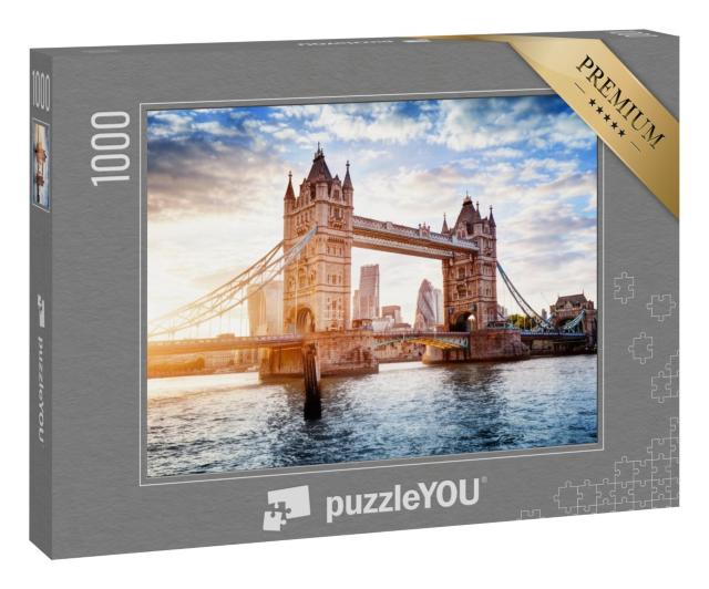 Puzzle 1000 Teile „Themse und Tower Bridge in London“