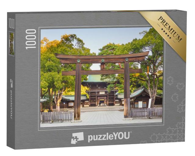 Puzzle 1000 Teile „Meiji-Schrein in Tokio, Japan“