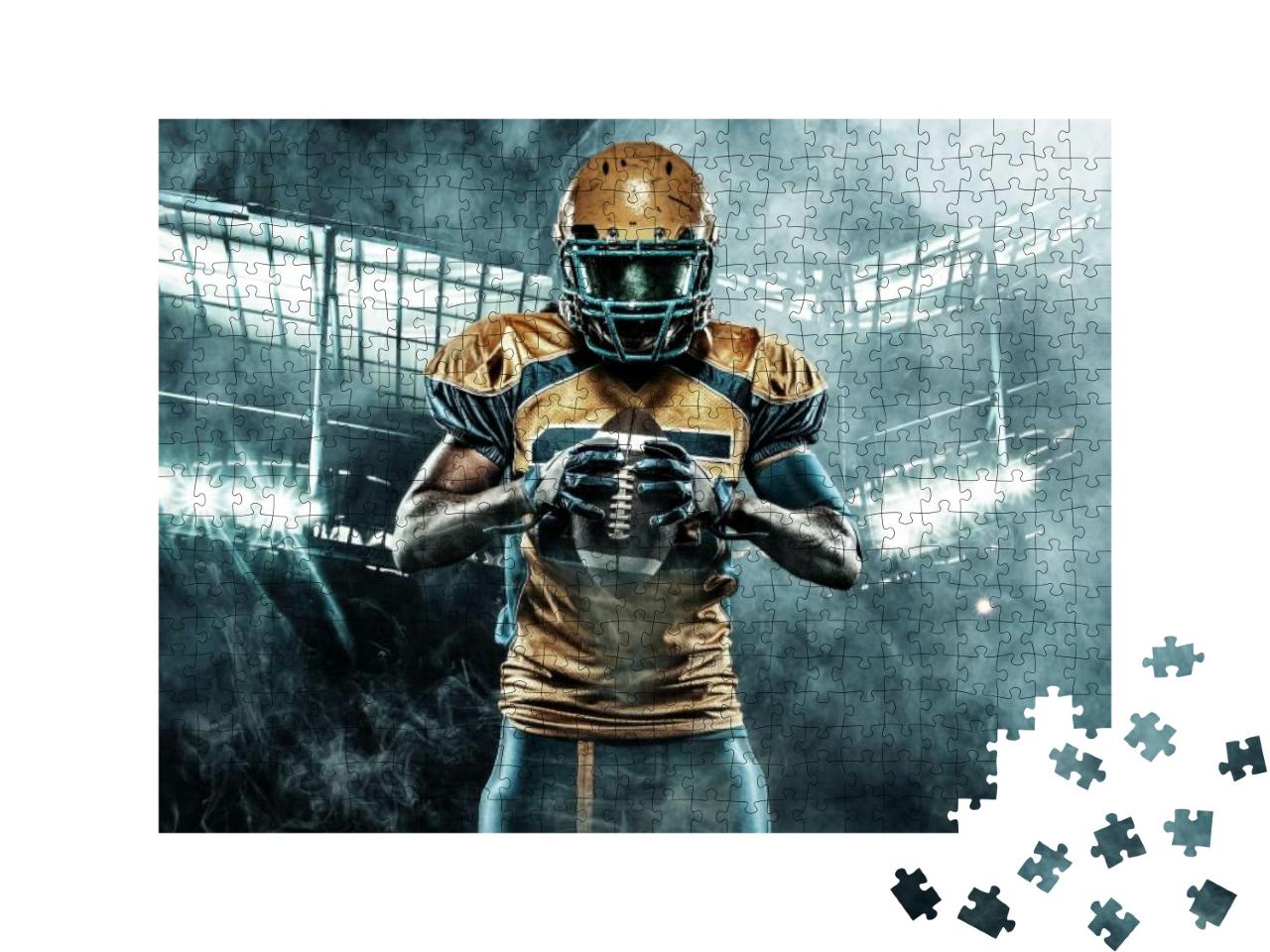 Puzzle 500 Teile „American-Football-Spieler“