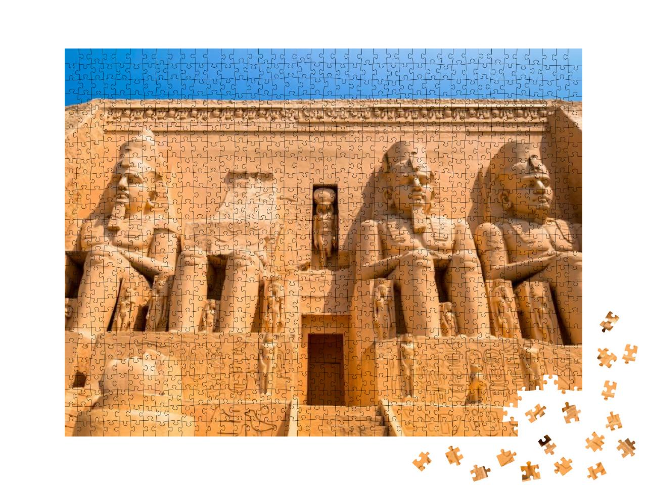 Puzzle 1000 Teile „Abu Simbel, altes Ägypten“
