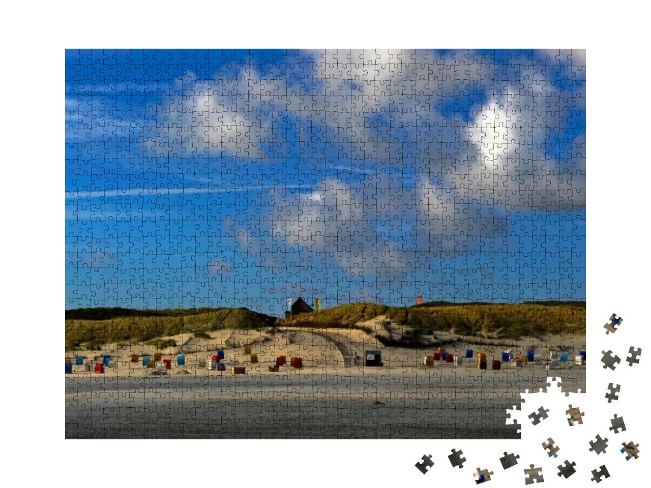 Puzzle 1000 Teile „Strandpanorama der Insel Juist“