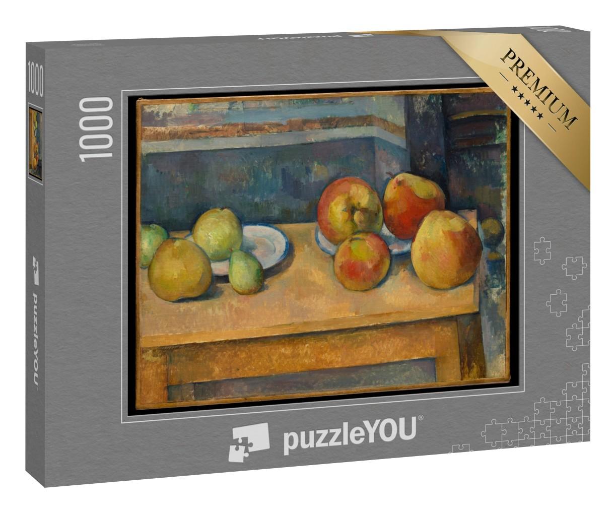 Puzzle 1000 Teile „Paul Cézanne - Stilleben mit Äpfeln und Birnen“