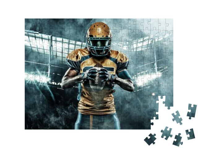 Puzzle 200 Teile „American-Football-Spieler“