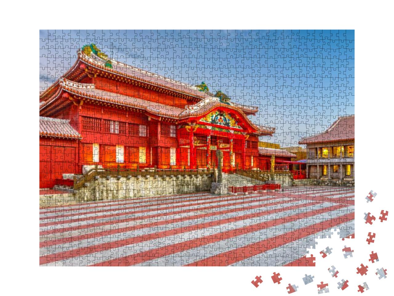 Puzzle 1000 Teile „Historisches Shuri Castle Naha, Okinawa, Japan“
