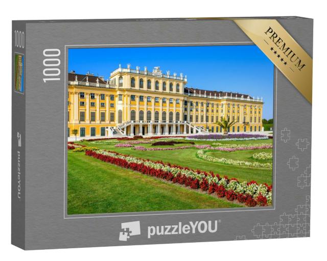 Puzzle 1000 Teile „Schloss Schönbrunn in Wien, ehemalige kaiserliche Sommerresidenz“
