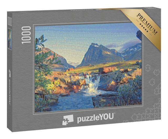 Puzzle 1000 Teile „im Stil von Paul-Cezanne - Tuolpagorni - Puzzle-Kollektion Künstler & Gemälde“