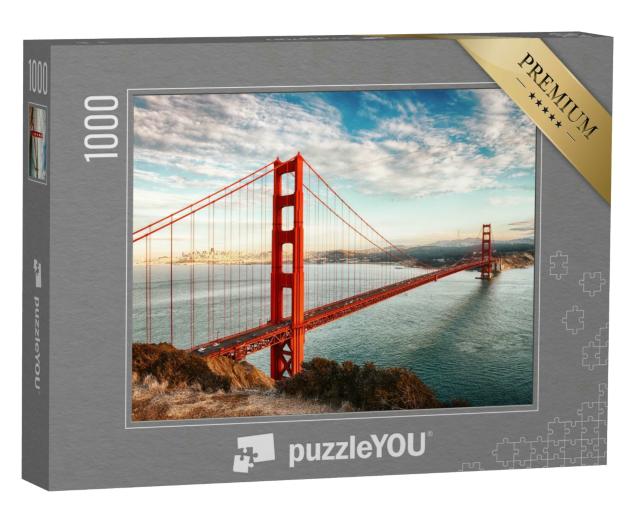 Puzzle 1000 Teile „Golden Gate Bridge, San Francisco, USA“