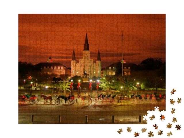 Puzzle 1000 Teile „Jackson Square, New Orleans“
