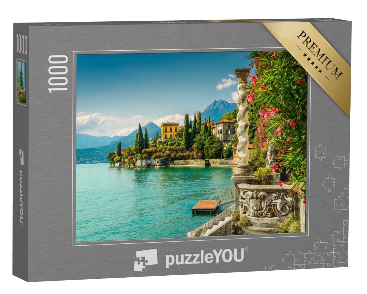 Puzzle 1000 Teile „Berühmte Luxusvilla Monastero am Comer See, Italien“