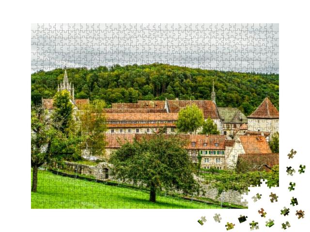 Puzzle 1000 Teile „Altes, wunderschönes Kloster Bebenhausen im Schönbuch“