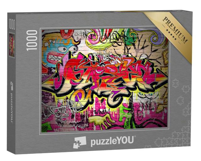 Puzzle 1000 Teile „Graffiti: städtische Kunst“