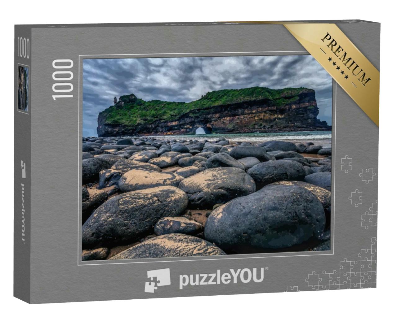 Puzzle 1000 Teile „Hole in the Wall an der Coffee Bay, Südafrika“