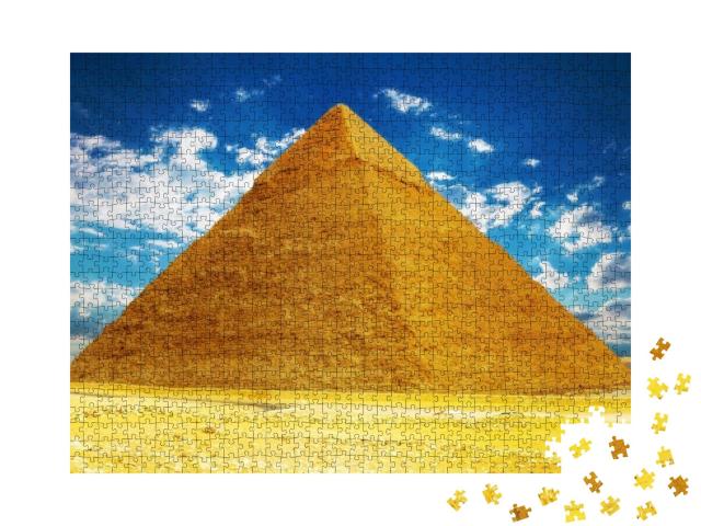 Puzzle 1000 Teile „Große Pyramide, Gizeh, Ägypten“