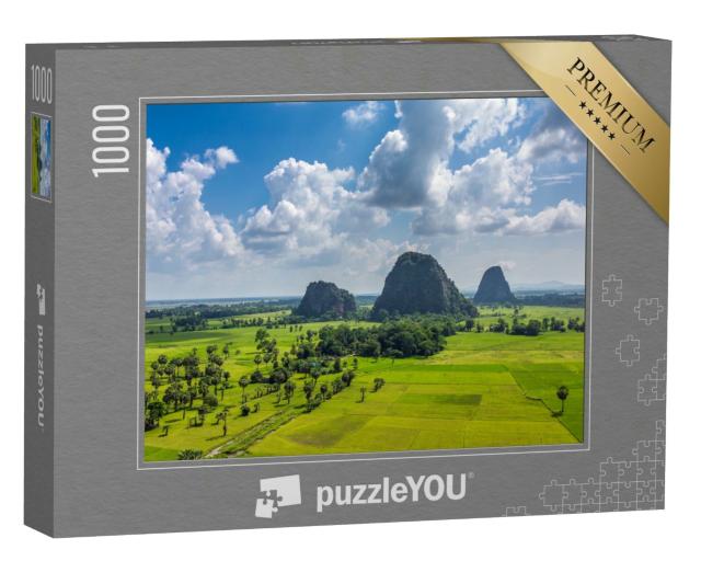 Puzzle 1000 Teile „Ländliche Idylle, Kayin State, Myanmar“
