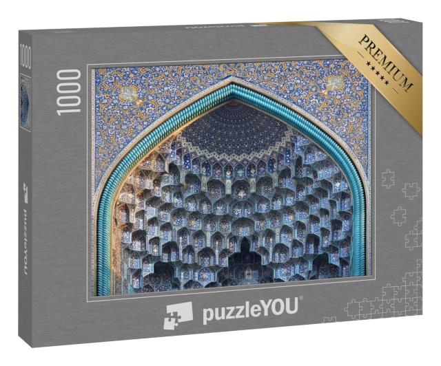 Puzzle 1000 Teile „Die Fassade der Schah-Moschee in Isfahan, Iran“
