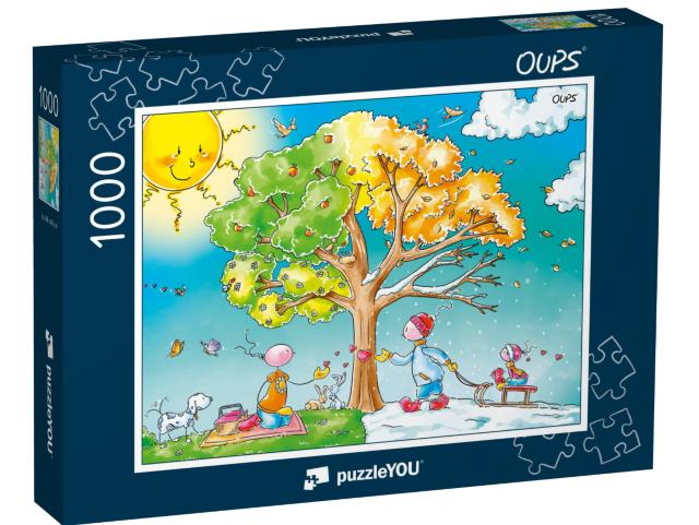 Puzzle 1000 Teile „Oups – Jahresbaum“