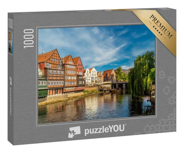 Puzzle 1000 Teile „Ansicht von Lüneburg, Niedersachsen, Deutschland“