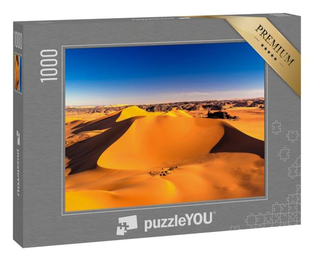 Puzzle 1000 Teile „Sonnenuntergang im Tassili nAjjer-Nationalpark, Algerien“