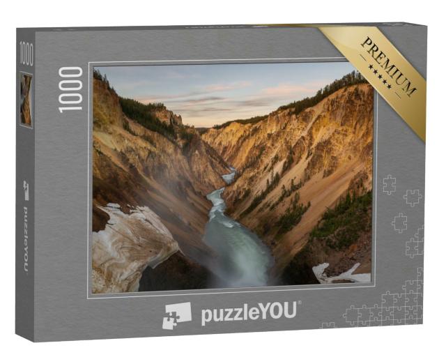 Puzzle 1000 Teile „Grand Canyon des Yellowstone-Nationalparks, USA“